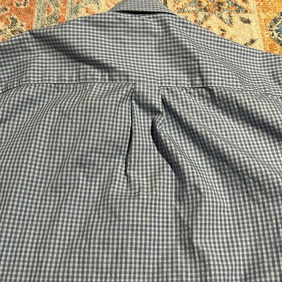 Peter Millar blue checked gingham button up - Picture 7 of 7